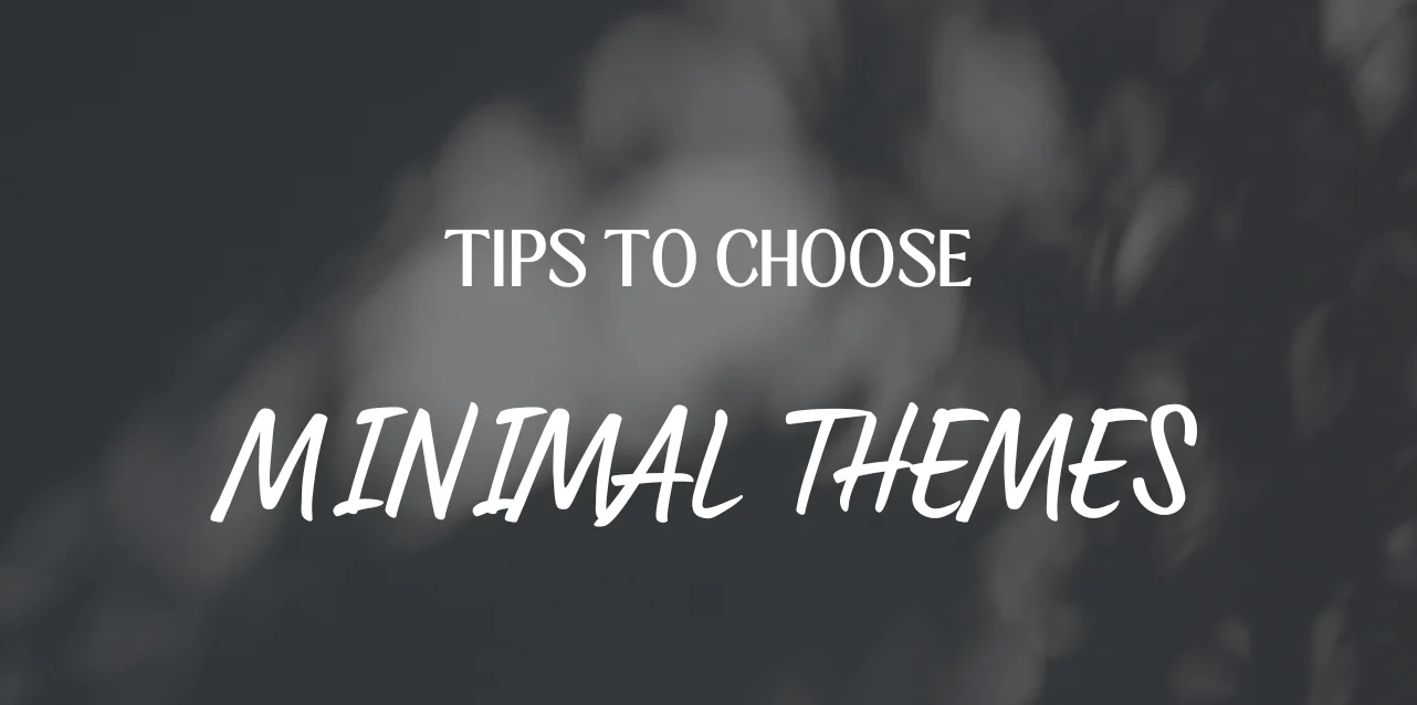 minimal-wordpress-themes-tips