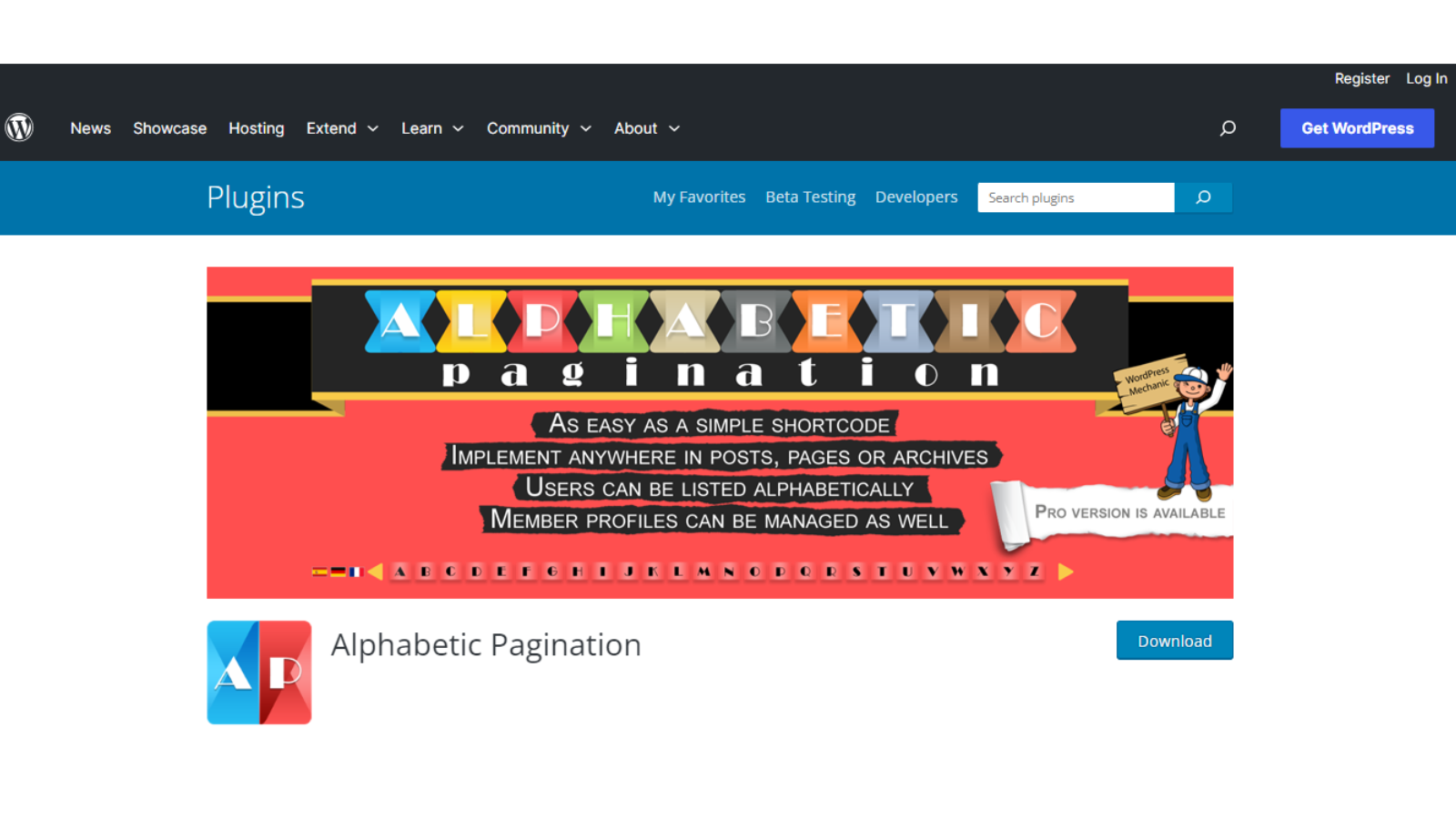 alphabetic-pagination