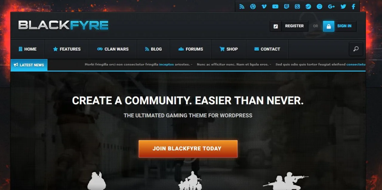 blackfyre-wordpress-gaming-theme