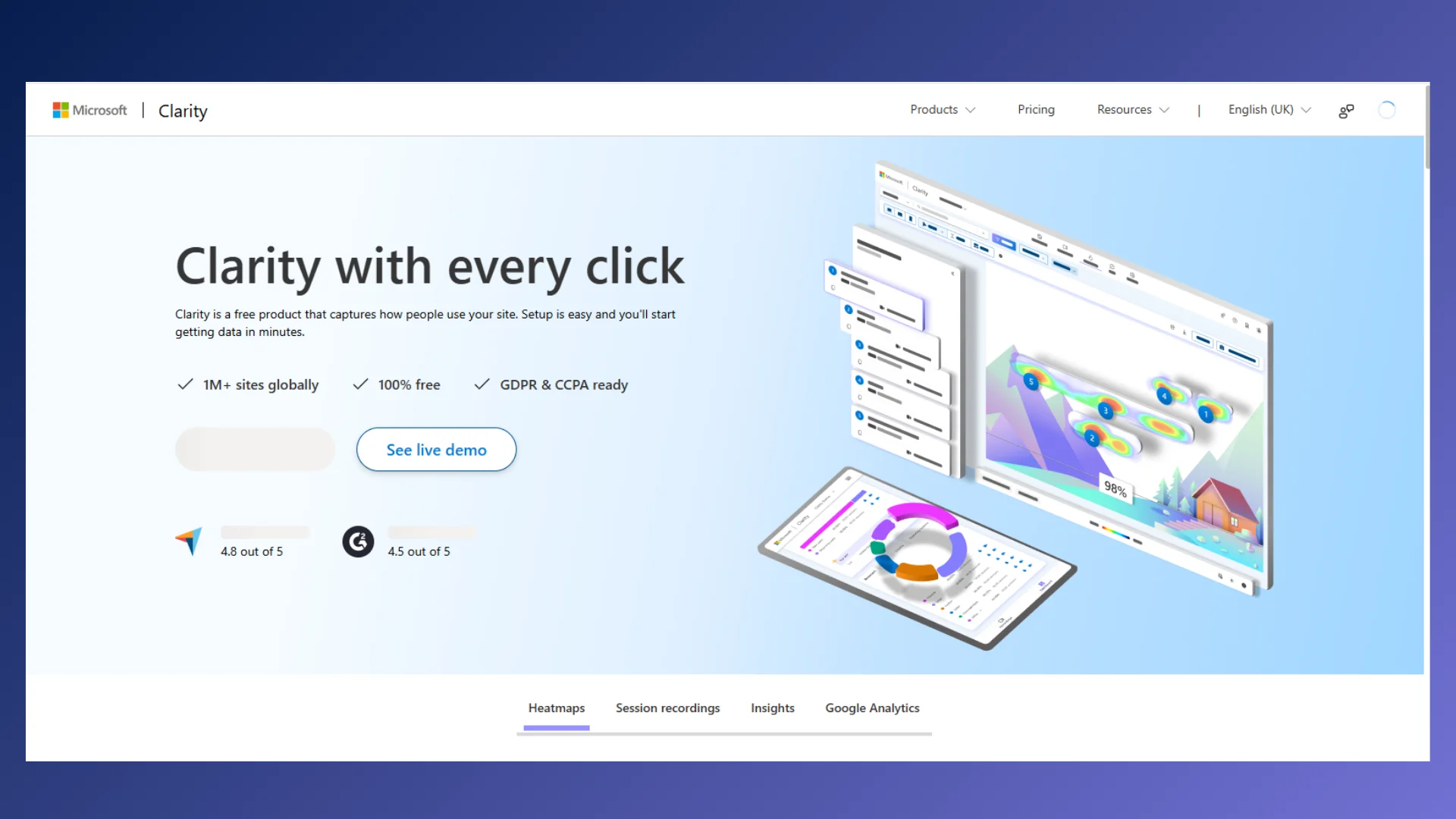 microsoft-clarity-wordpress-heatmap